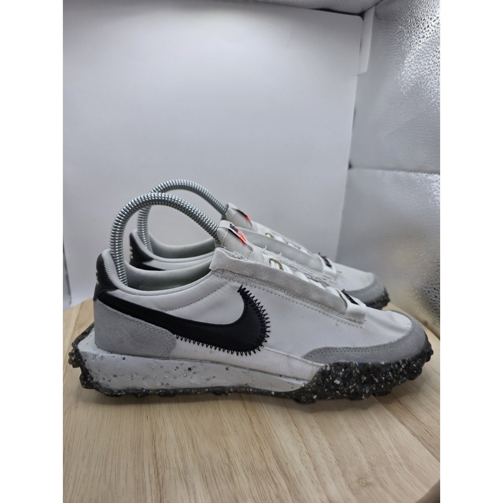 Womens size 6.5 - Nike Waffle Racer Crater Running Shoe White/Black CT1983 104